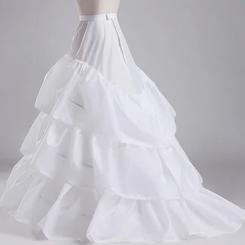 ILoveWedding enaguas vestidos de novia blanco sirena capilla corte tren accesorios de novia enaguas novia crinolina
