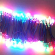 25pcs12mm WS2801 рассеянный свет rgb полный Цвет пикселей водонепроницаемый адресуемый светодиодный punctiform 25 узлов DC5V