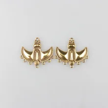 Boat Anchor Porous Linker 5pcs/lot Retro Gold Zinc Alloy Accessories For DIY Necklace Earrings Connectors Charms