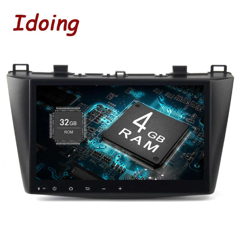 

Idoing 1Din 9inch Android8.0/7.1 Car Multimedia Player Fit Mazda3 3 2010-2012 8 Core Fast Boot 4G RAM 32G ROM Steering Wheel
