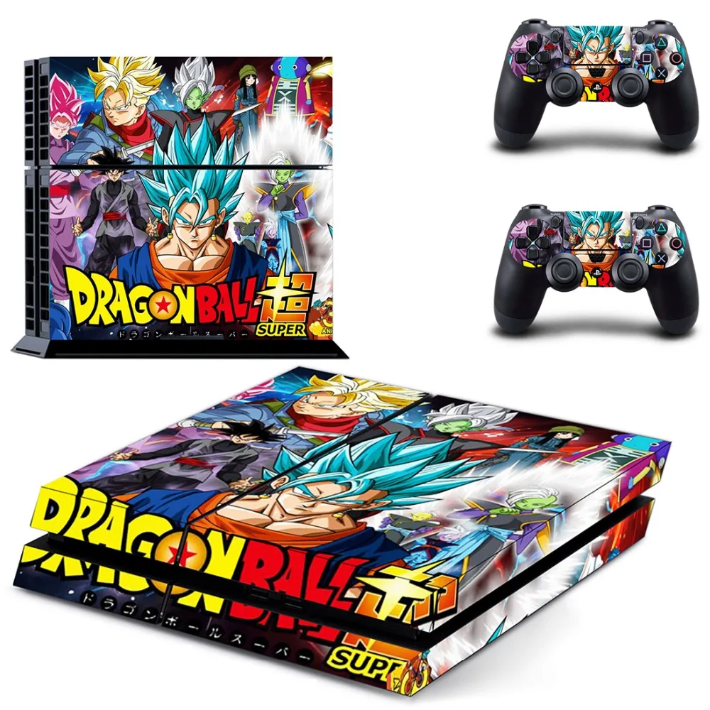Наклейка Dragon Ball Super Broly Goku PS4 Виниловая наклейка для консоли Sony Playstation 4 и 2
