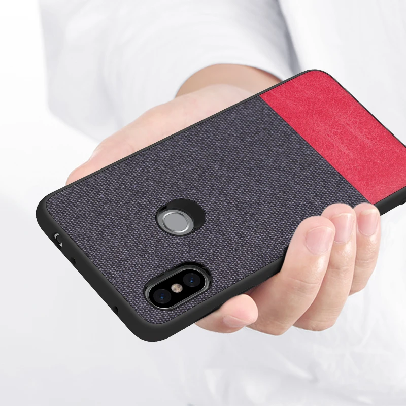 Case For Xiaomi Redmi Note 5 Luxury Soft Fabric Back Cover Line Xiomi Note5 6 6Pro Protective Coque |