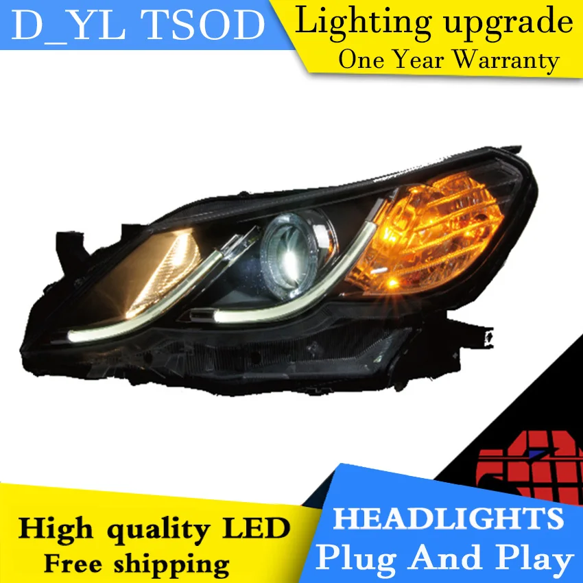 Стайлинг автомобиля для Toyota Mark X фары 2012 светодиодная фара drl проектор H7 hid