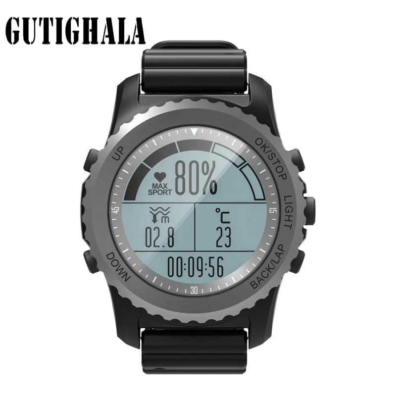 

2018 Original S68 GPS Sport Smart Watch Waterproof Sleep Heart Rate Monitor Thermometer Altimeter Pedometer GPS Smartwatch Men