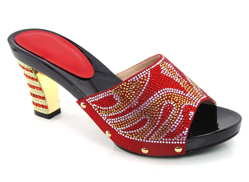 

Luxury African Sandals Lady Shoes,New design Italy PU Leather High Heels Shoes For Party In Stock! doershow!DG1-17