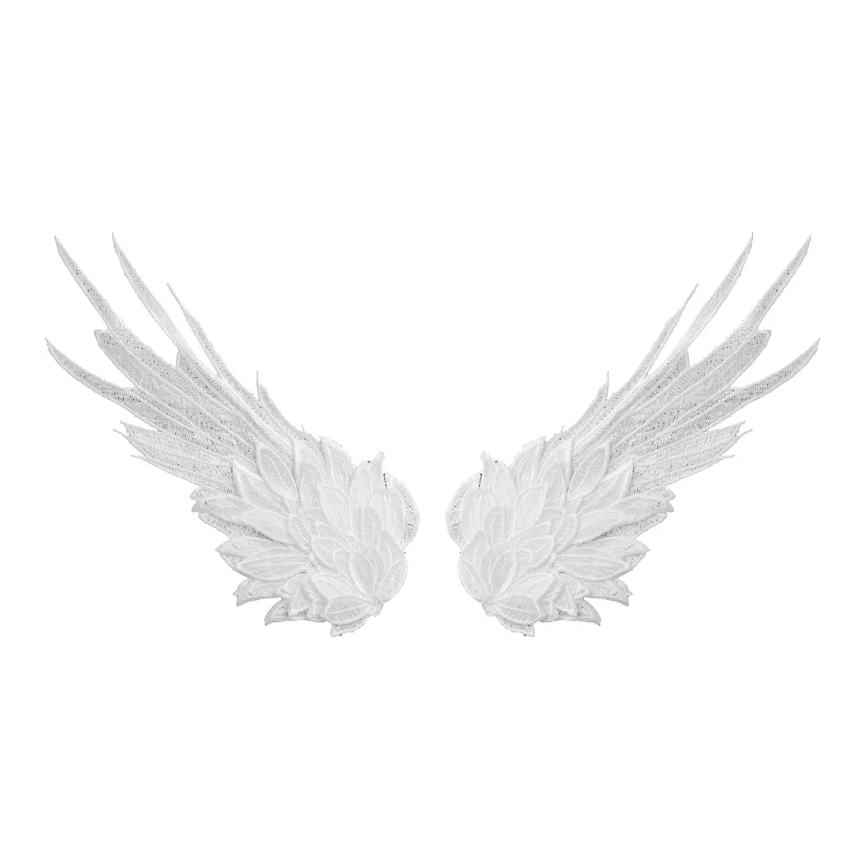 Черные крылья, крылья ангела, косплей, крылья, вышитые нашивки, ткань, железо-на, нашивки, значки, крылья ангела, аппликация, крылья для косплея