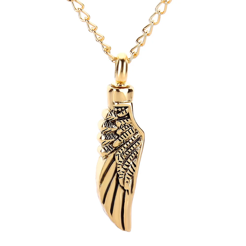 

Hot Angel wings Memorial Jewelry can open the pet urn pendant necklace