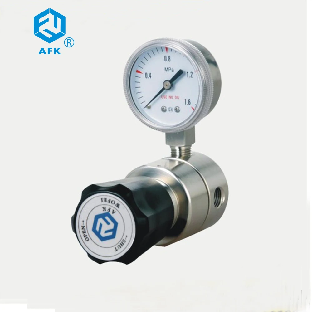 

Stainless Steel Pressure Regulator with One outlet gauge in 30PSI