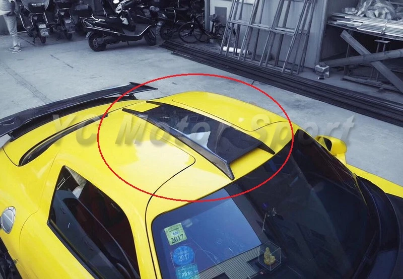 Car Accessories Dry Carbon Fiber Dv Style Roof Scoop Fit For 2011 2014 Mp4 12 C Top Scoop Cover Car Styling Sunroof Convertible Hardtop Aliexpress