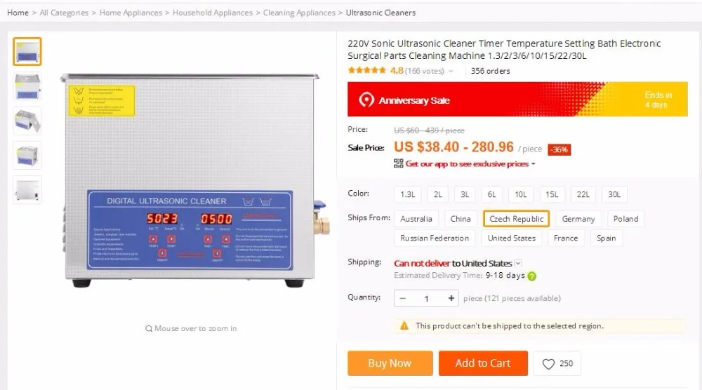 ultrasonic cleaner