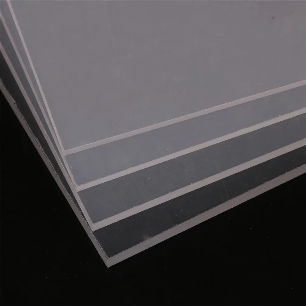 1 шт 2-5 мм Толщина Прозрачный акриловый лист персекс вырезанная пластиковая прозрачная доска плексиглас панель