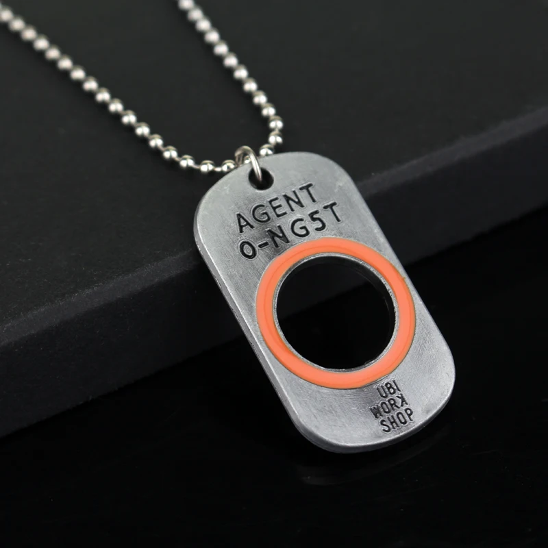 New Arrival Tom Clancy's The Division Necklace Dog Tag Pendant Metal