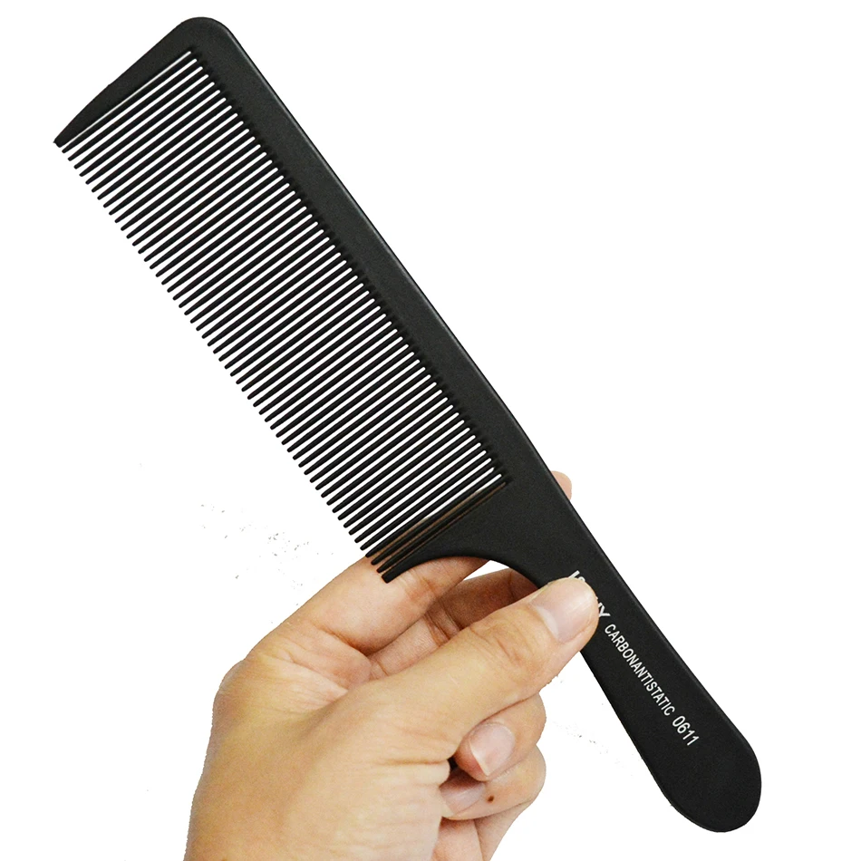 

Salon Hairdressing Cricket Ultrathin Flat Head Comb Medium Cutting Carbon Comb Haircut Brush Anti Static Barber Tool