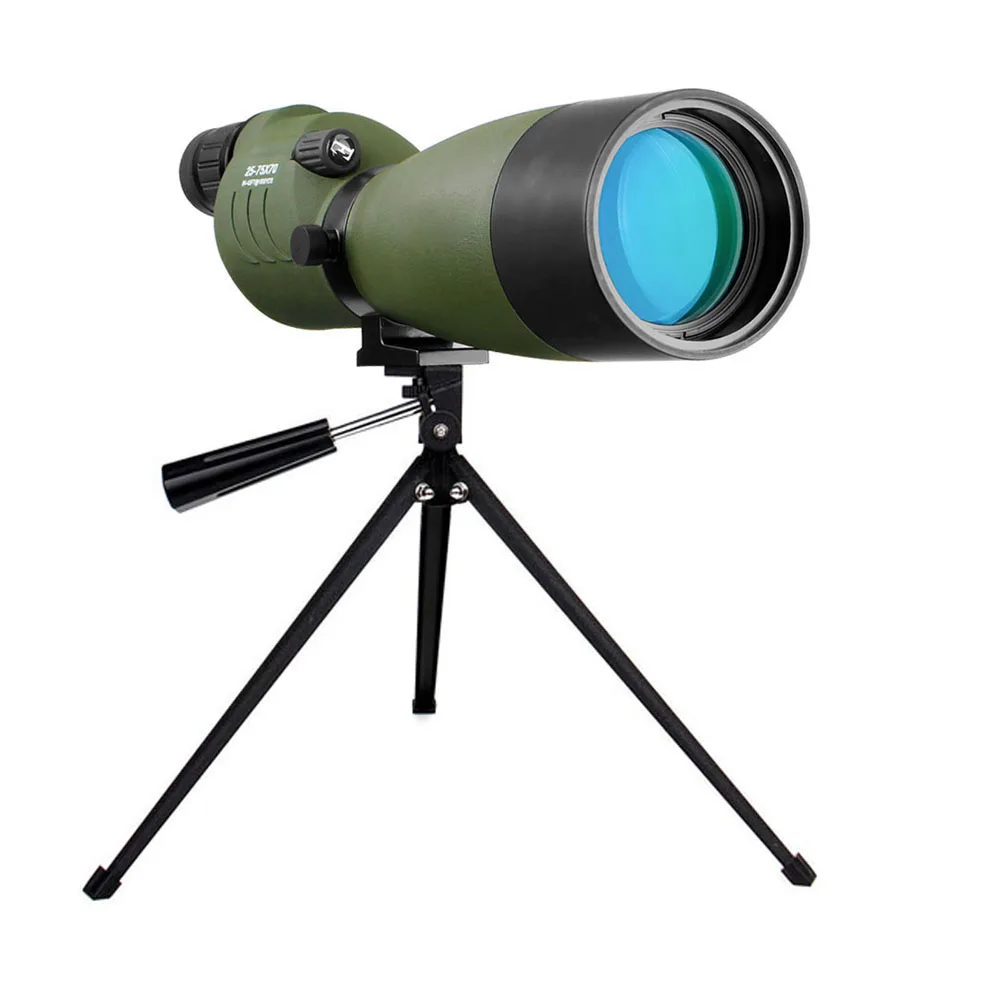 

LAIDA Spotting Scope 25-75x70mm Straight for Target Shooting Hunting w/ Soft Carry Case + Tripod Waterproof Telescope M0052