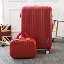 Wholesale!14 28inch large capacity travel luggage bags on universal wheels with rods,high quality abs pc trolley luggage bags