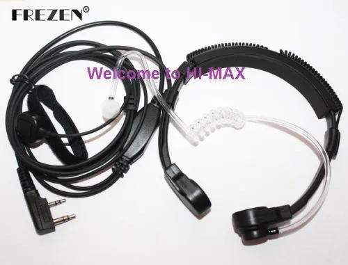 Extendable Throat Microphone Mic Earpiece Headset for CB Radio Walkie Talkie BAOFENG UV 5R UV 5RE Plus UV B5 UV B6 GT 3 KG UV8D