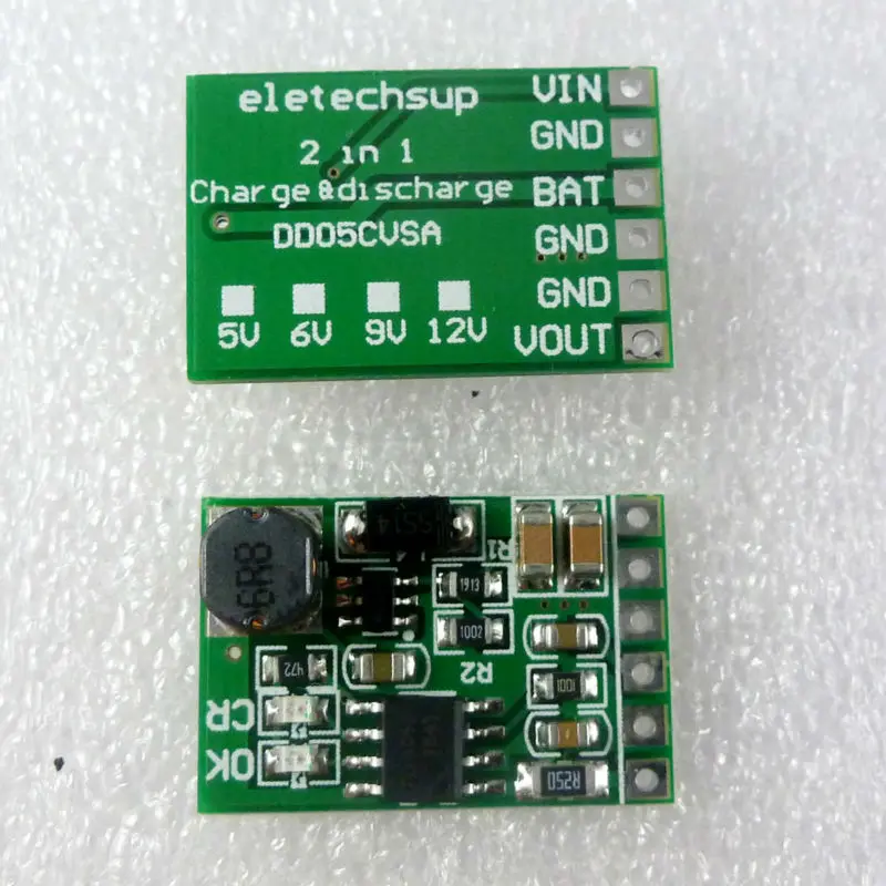 2 в 1, 4,2 в зарядное устройство и 5 В, 6 в, 9 В, 12 В, Dis зарядное устройство, DC преобразователь, Повышающий Модуль 18650 UPS