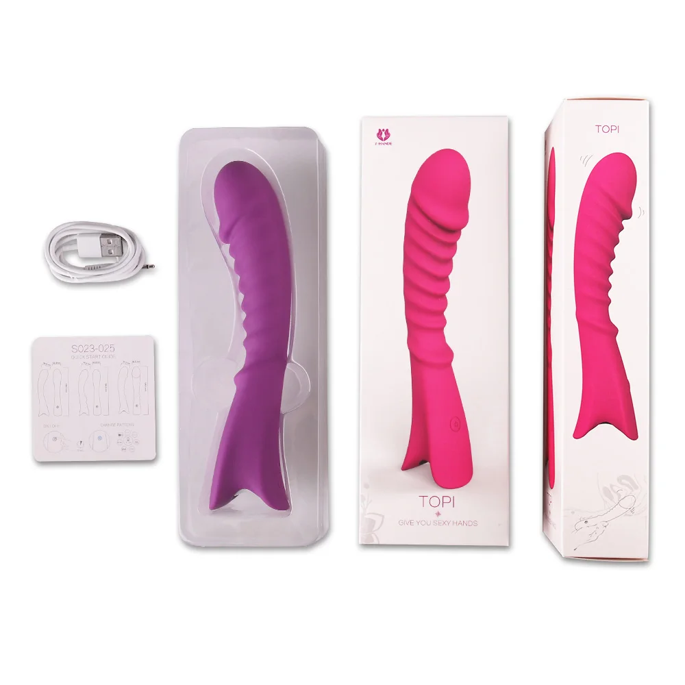 Вибратор SHD 7 с зарядкой от USB для стимуляции точки G и клитора|av vibrator|vibrator avclitoral