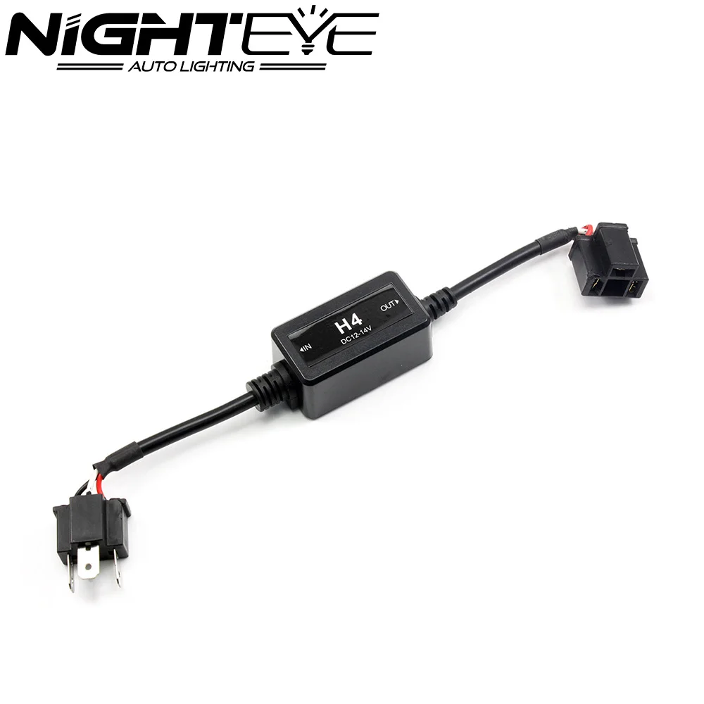 

1pc H4 Auto Car LED Lights Warning Canceller Capacitor Error Free Load Resistor LED Canbus Decoder H4 Car Headlights Fog lamps