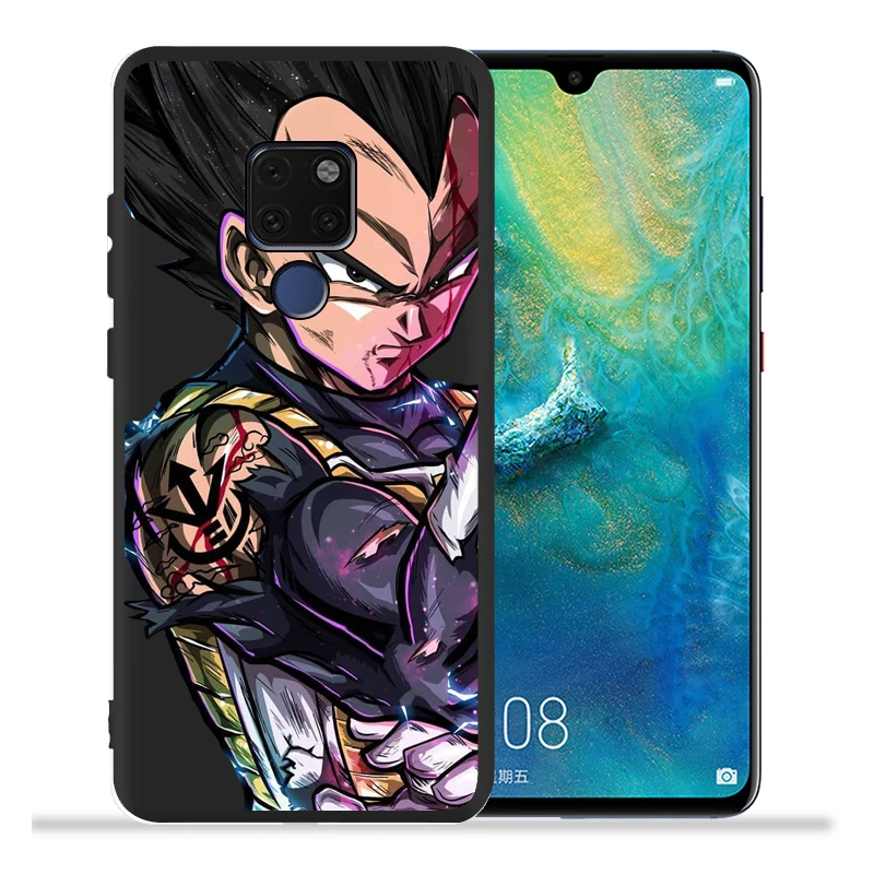 Dragon Ball Супер Саян Гоку Вегета Роскошный чехол для принципиально huawei коврики 20 Lite Pro 9 10 Nova3 Nova3i Etui