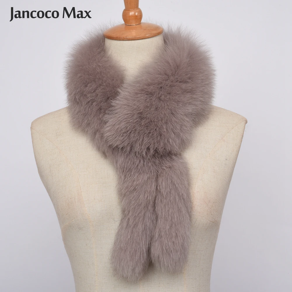 Новое поступление женский зимний теплый шарф из натурального Лисьего меха Модный стильный высококачественный натуральный меховой шарф S7391