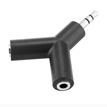 Универсальный двойной разъем 3,5 мм гарнитура для мобильного телефона адаптер конвертер наушники AUX аксессуары для Samsumg iPhone MP3 наушники