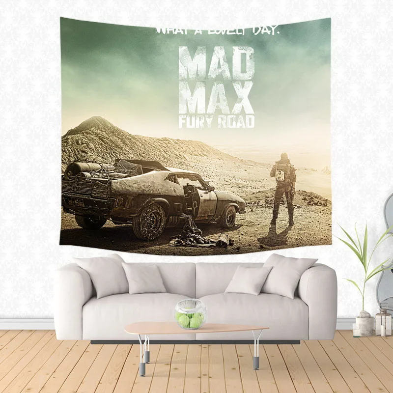 Mad Max Дорога ярости узор гобелен Декор на стену ковер постельные принадлежности выход двери шторы Текстиль - Цвет: 3