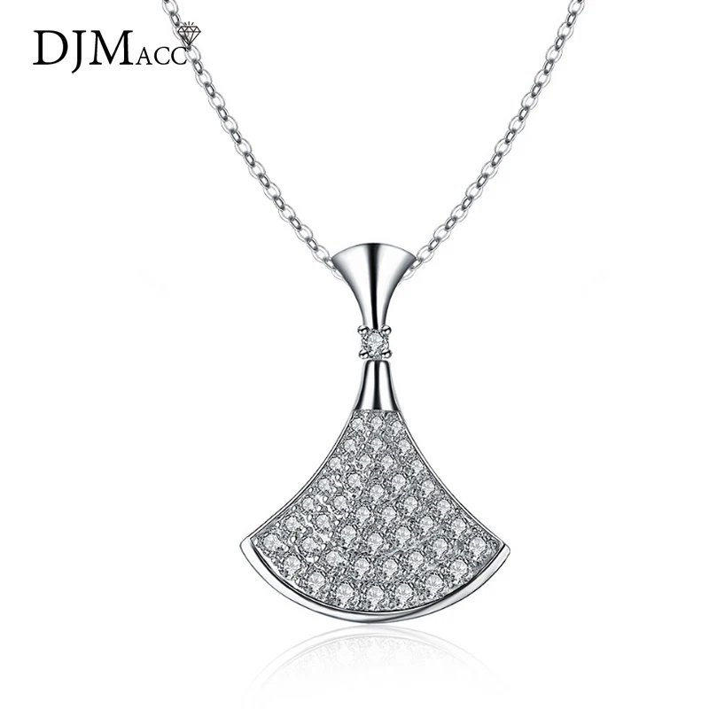 

DJM Brand AAA Quality Fashion Jewelry Full CZ Zircon Sector Pandant Necklaces For Women(DJ0649)