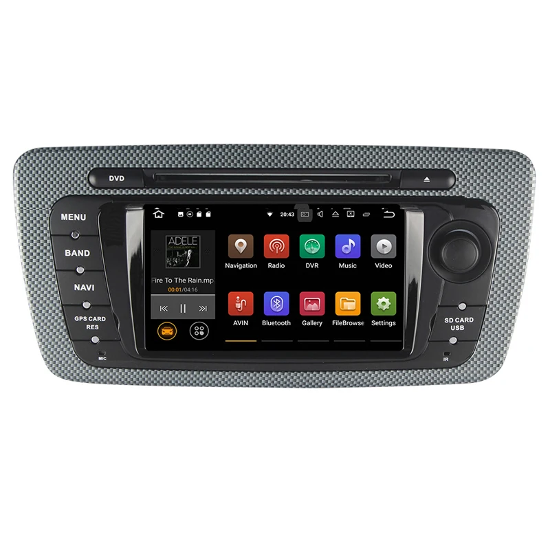 

Android 8.1 6.2 inch Capacitive Touch Screen Car DVD Player For Seat ibiza 2009-2013 with Can Bus Ipod 1080P RDS Radio 2G RAM