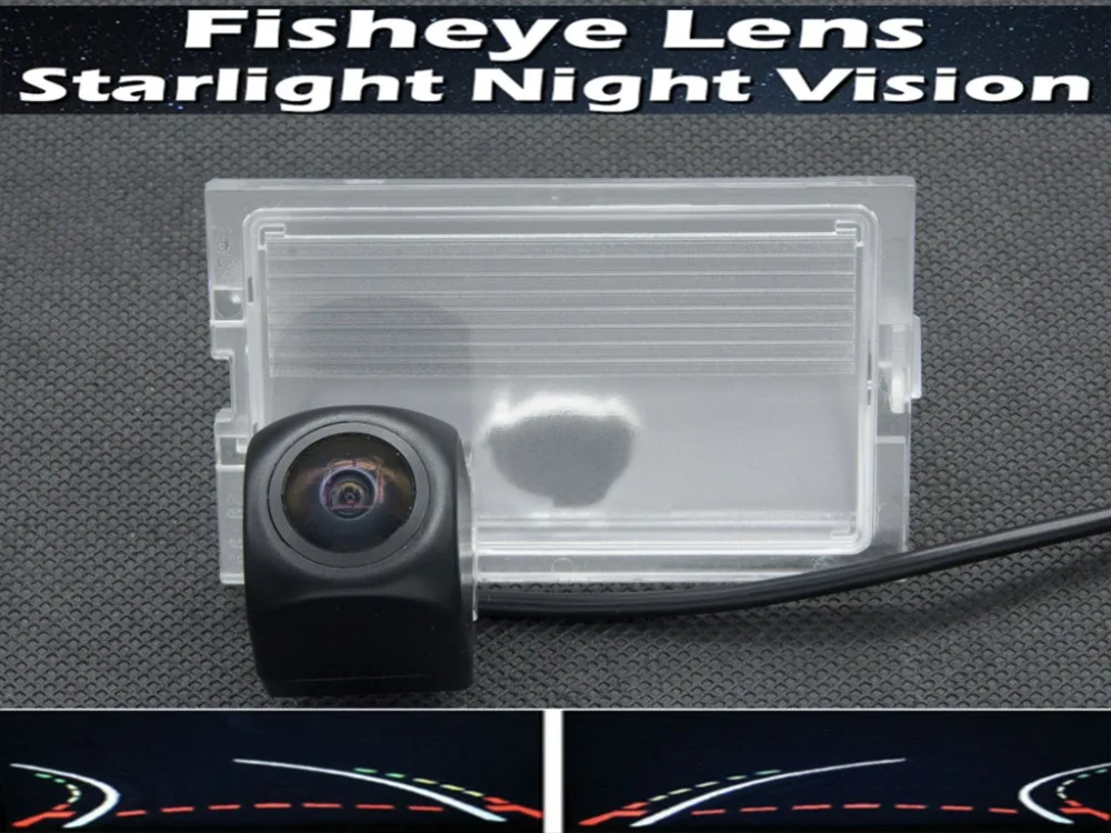 

FOR Land Rover Freelander Discovery 2/LR3 Fisheye LensTrajectory Tracks 1080P Car Rear view Camera Car Waterproof Reverse Camera