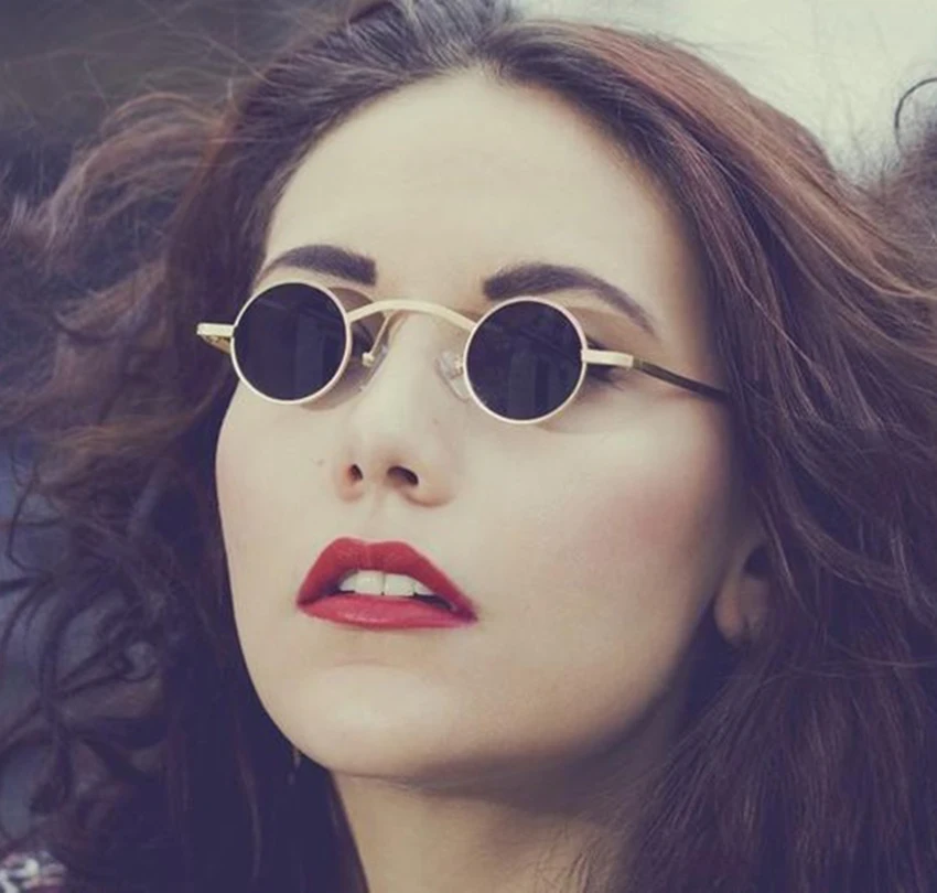 Jackjad 2020 Nieuwe Mode Gothic Steampunk Kleine Ronde Zonnebril Merk  Ontwerp Vintage Retro Zonnebril Oculos De Sol Feminino|oculos de sol  feminino|retro sun glassessmall round sunglasses - AliExpress