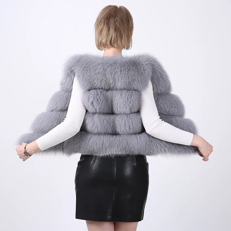 Однобортный однотонный однобортный меховой жилет и куртка, натуральная женская теплая Красивая замша, настоящая