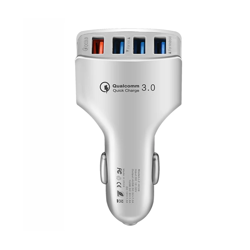Fiuzd 20W USB Car charger For iPhone XS XR X 10 iPad QC3.0 charger for Samsung S10 Plus S9 S8 Mobile Phone Charger for Xiaomi Mi 9999