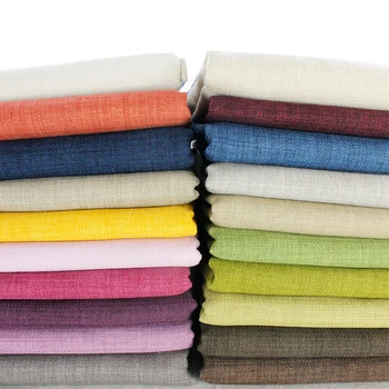 

DIY Fabric for furniture Linen Fabric Tussue Furniture Fabric thickening fabric solid color plain cloth fluid cushion cover