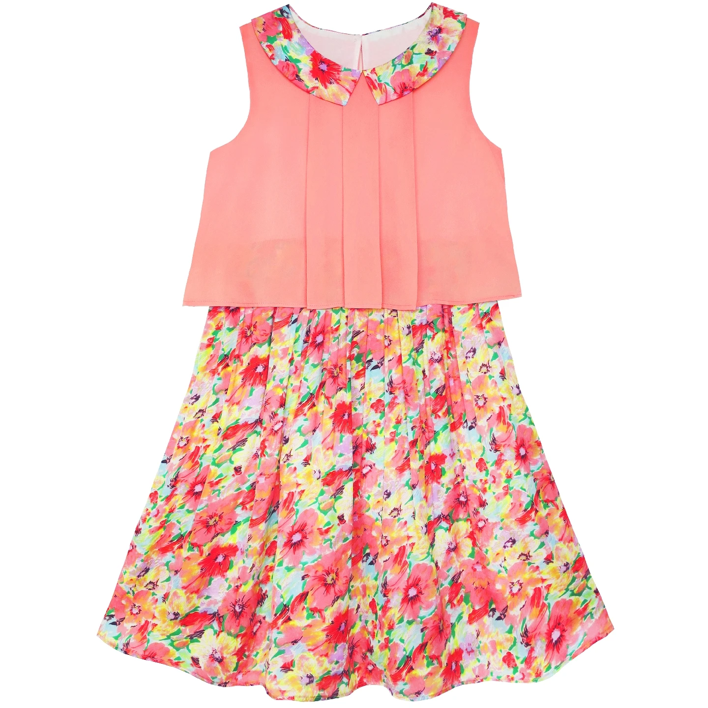 Sunny Fashion платья для девочек новогодние костюмы Кружево в Шифон В полоску Черный