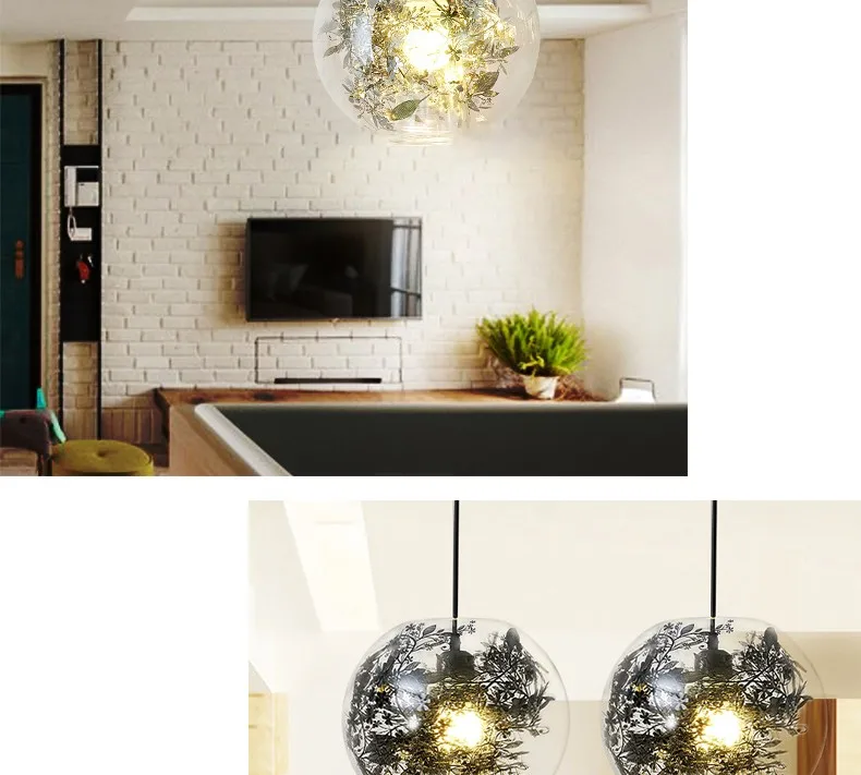 Modern Tangel Globe Flower Light Pendant Lamp 30
