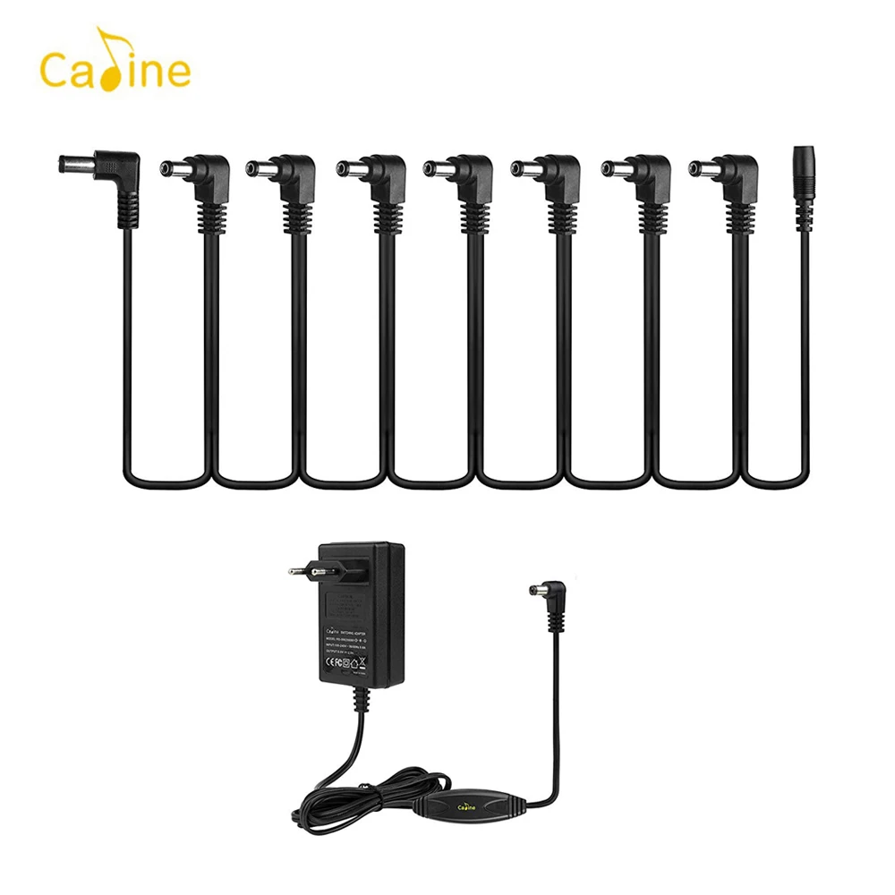 Caline CP-07 гитарные эффекты адаптер питания DC 9V 2A с выходным кабелем фильтр