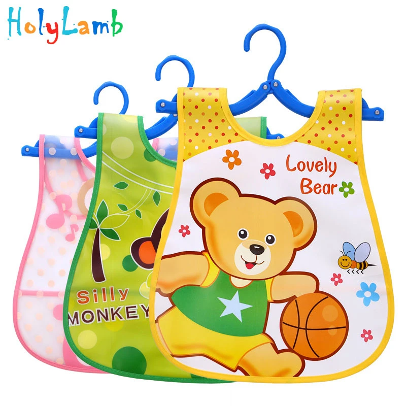 plastic feeding bibs