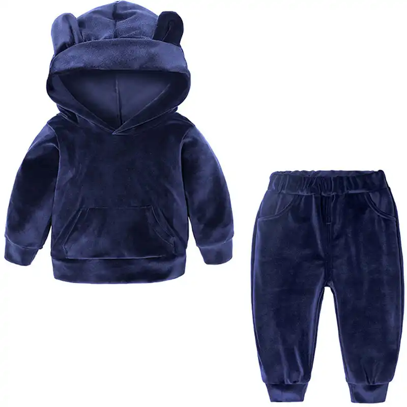 infant velour tracksuit