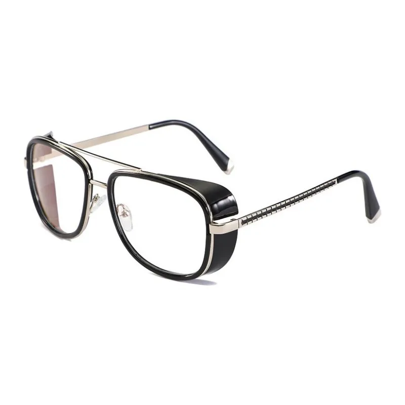 Классические винтажные стимпанк Солнцезащитные очки для мужчин и женщин Роскошные Панк знаменитостей дизайнерские солнцезащитные очки - Цвет линз: C10