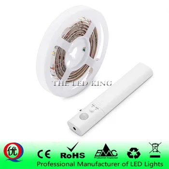 

PIR Motion Sensor LED Cabinet Light Led Strips Diope Tape For Kitchen Closet Wardrobe Home Christmas Decor Lighting 1m 2m 3m