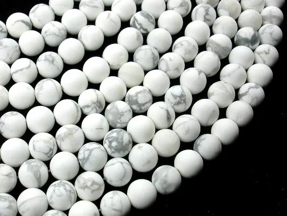 

Sell 1 Strands Dull Polished Howlite Beads Matte Stone bead 6mm 8mm 10mm 12mm Matte Gem stone loose Beads,Frosted Beads