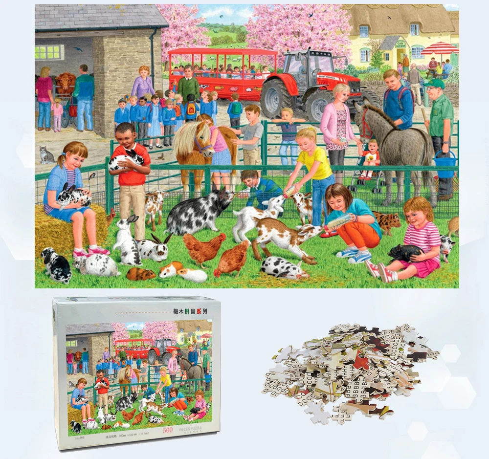 MOMEMO дети и животные взрослые головоломки 1000 шт. деревянные головоломки декомпрессионная головоломка игры детские развивающие игрушки