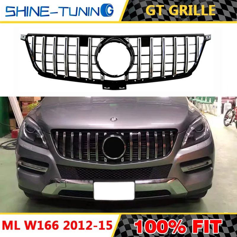 

For ML Class W166 AMG GT R grille Front Grille FOR ML class 2012-15 ML300 ML320 ML350 ml400 ML450 grille