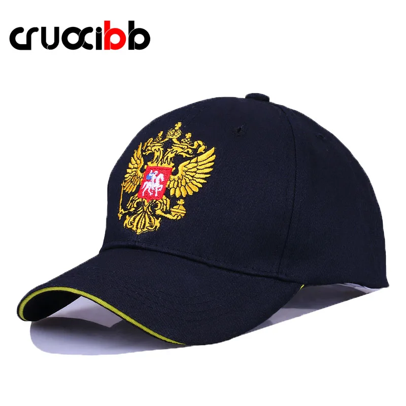 CRUOXIBB брендовые бейсболки герб России с вышивкой Snapback спортивные шапки Bone для