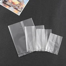 500 шт Упаковка мешок маленький матовый пластиковый мешок для печенья хлебобулочные макароны подарок вакуумная упаковка мешок