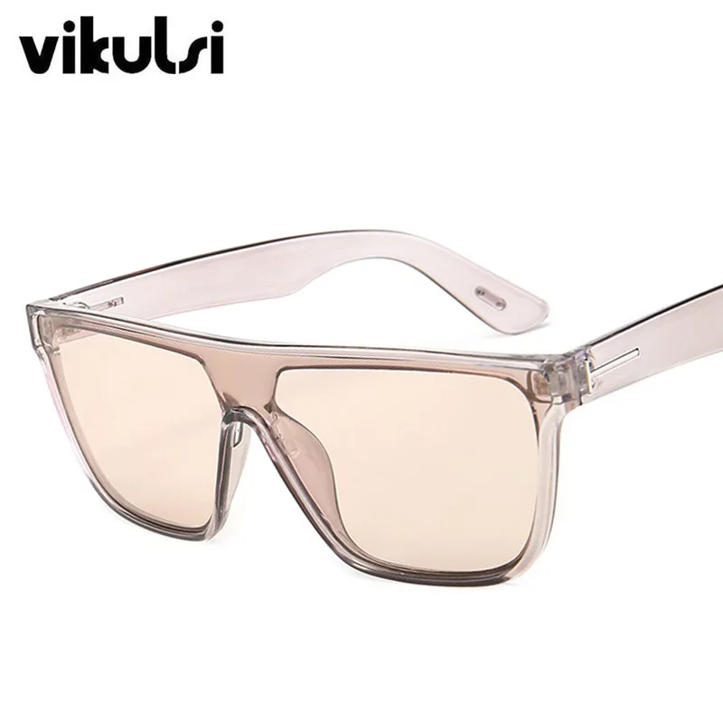 Ретро Мужские квадратные солнцезащитные очки больших размеров, женские винтажные брендовые дизайнерские солнцезащитные очки Tom, женские ацетатные солнцезащитные очки с большой оправой UV400 - Цвет линз: D888 grey grey