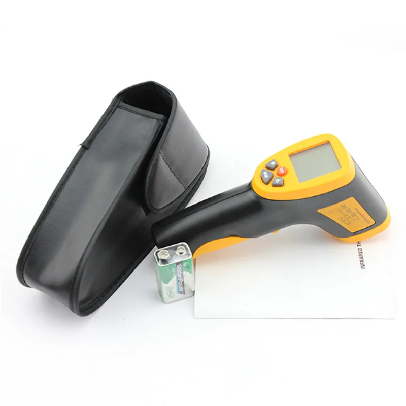 

Laser Infrared Digital Temperature Non-contact IR Gun Style Handheld Fast test Thermometer Device for Food and Fire Inspectors