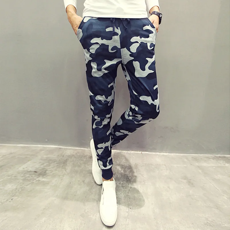 Mens Joggers Pants New Hip Hop  Men Pants Camouflage Harem Pencil Pants Skinny Sweatpants Trousers Man Camo Joggers