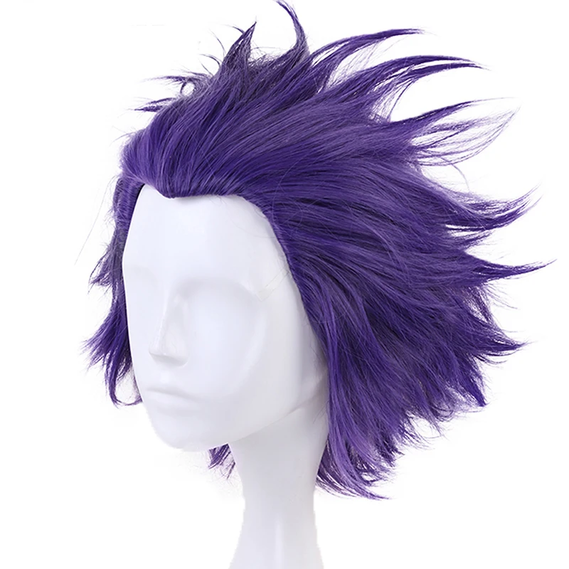 Ebingoo Boku no Hero Academy Shinsou Hitoshi Shinso парик косплей костюм мой герой Academy короткие фиолетовые синтетические парики+ парик шапка